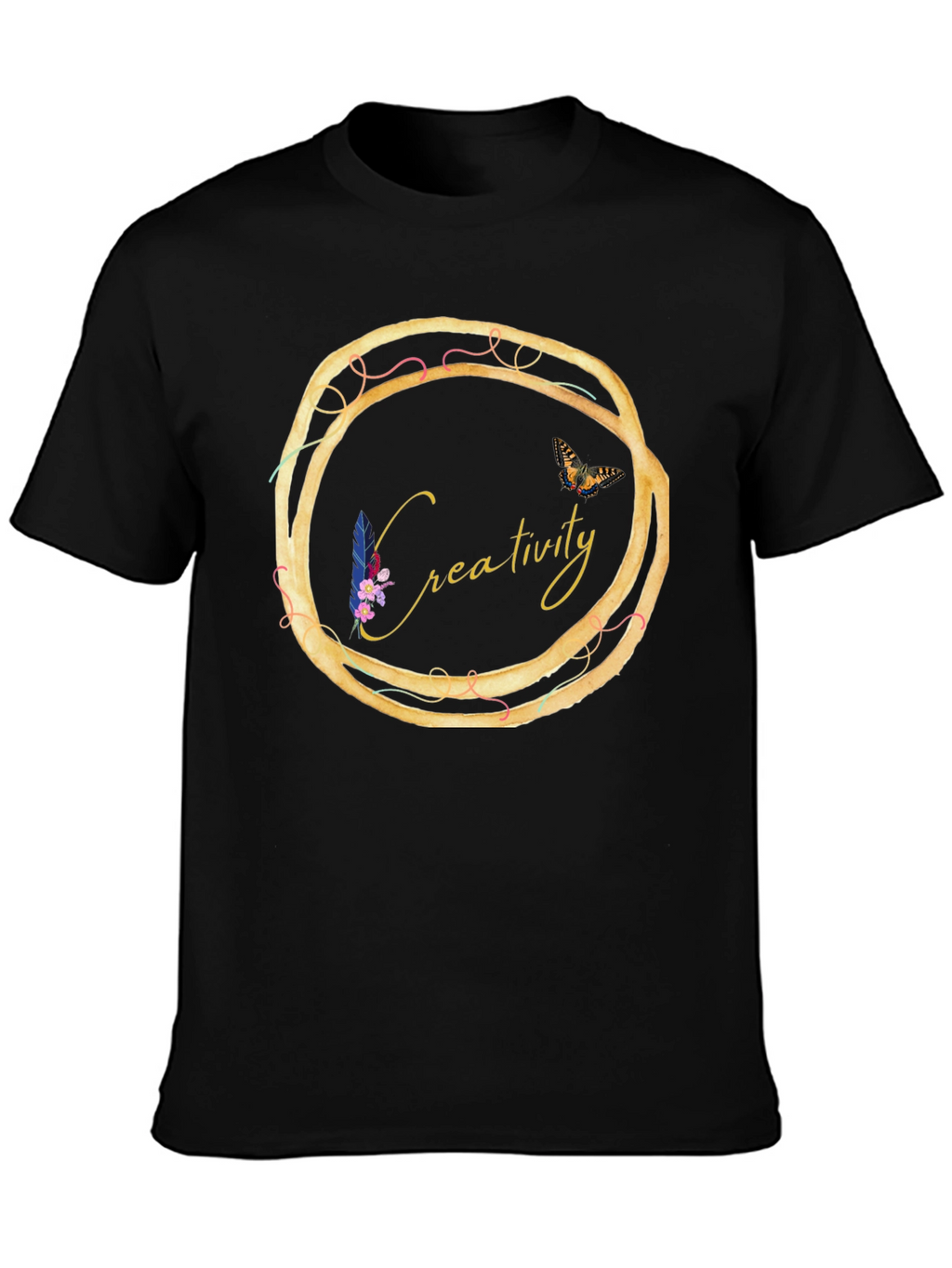 Creativity Circle Graphic Tee - Unique Design