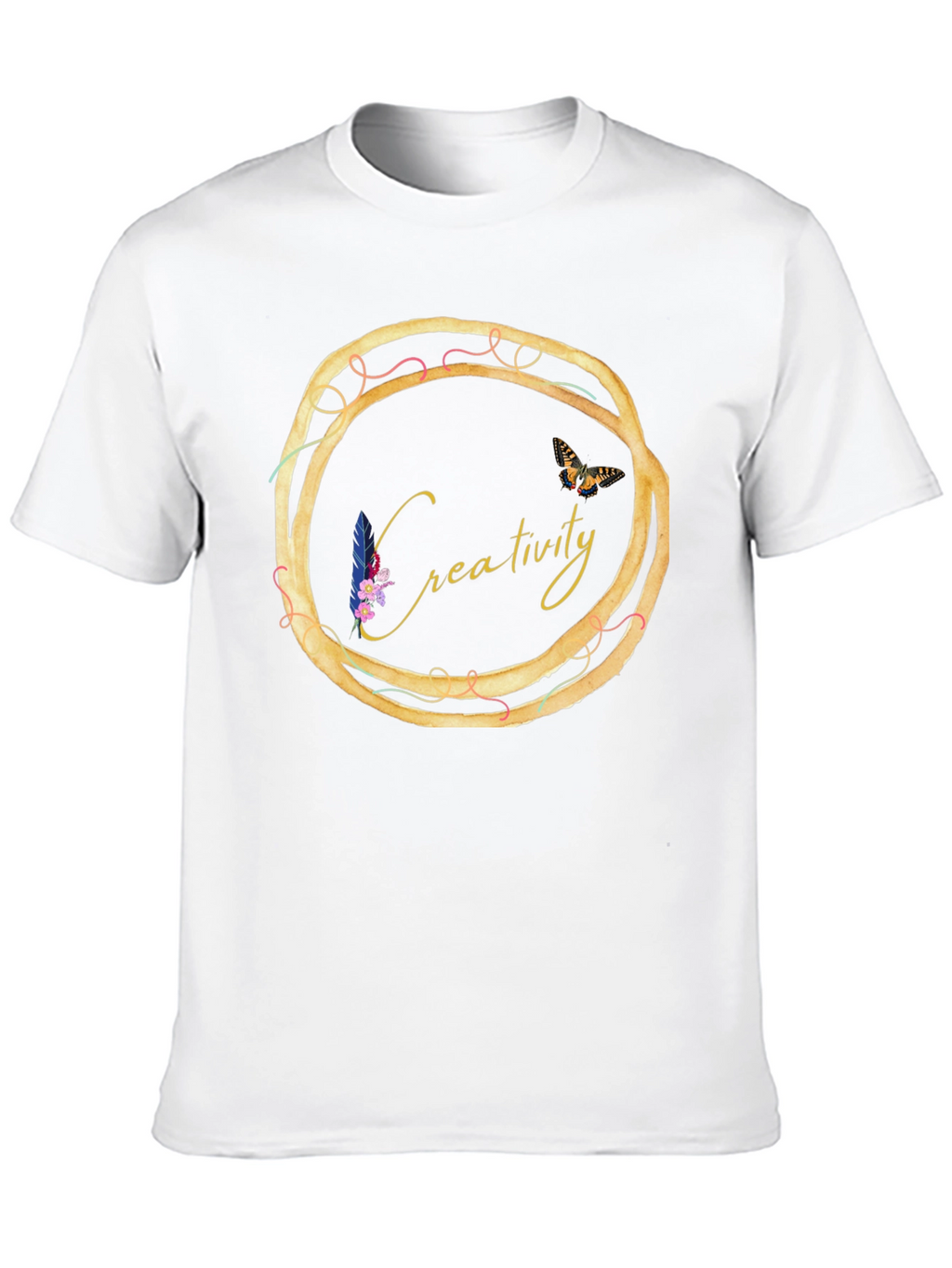 Creativity Circle Graphic Tee - Unique Design