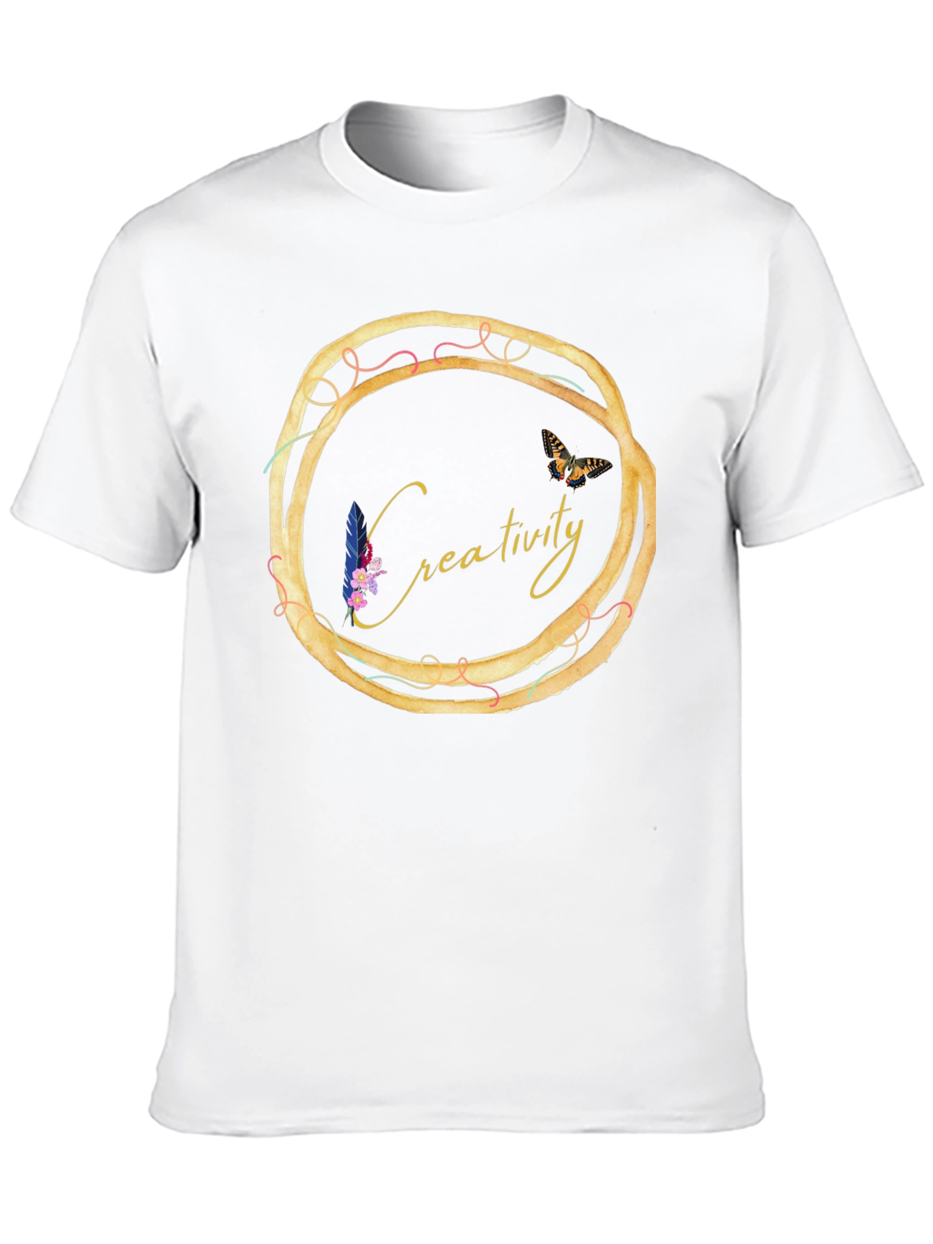 Creativity Circle Graphic Tee - Unique Design