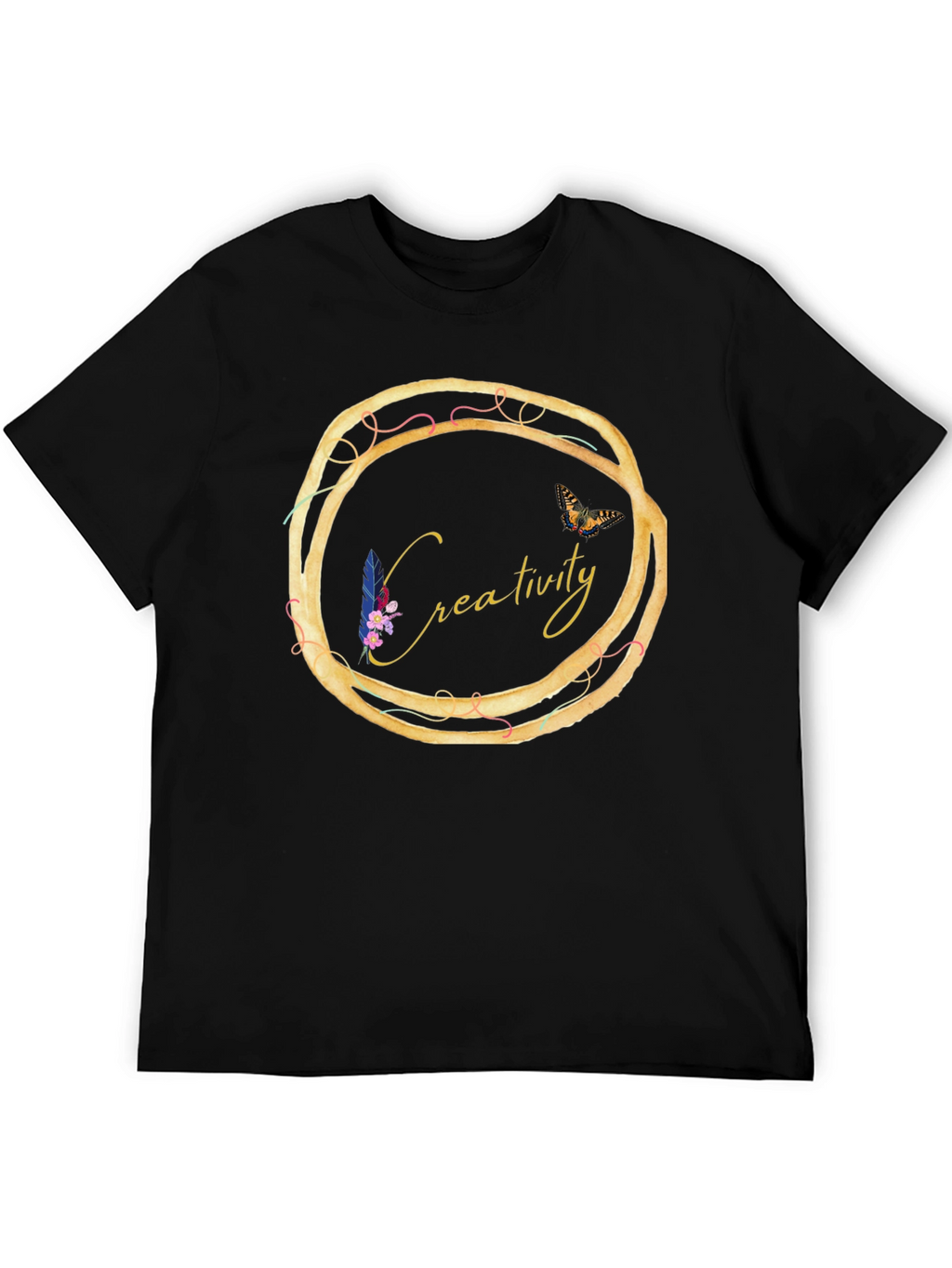 Creativity Circle Graphic Tee - Unique Design