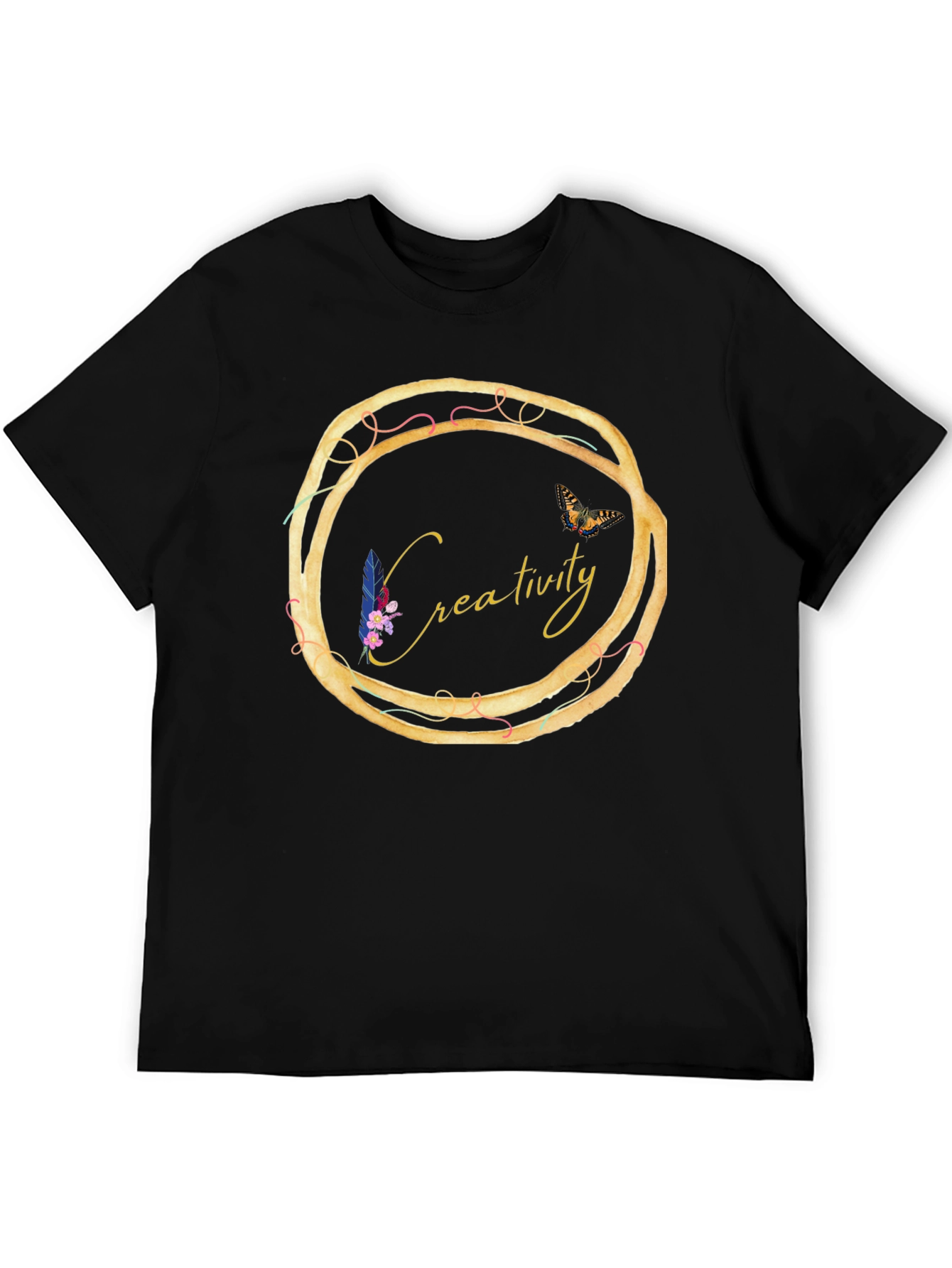 Creativity Circle Graphic Tee - Unique Design