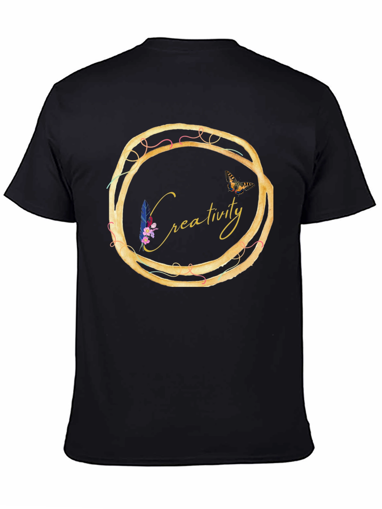Creativity Circle Graphic Tee - Unique Design