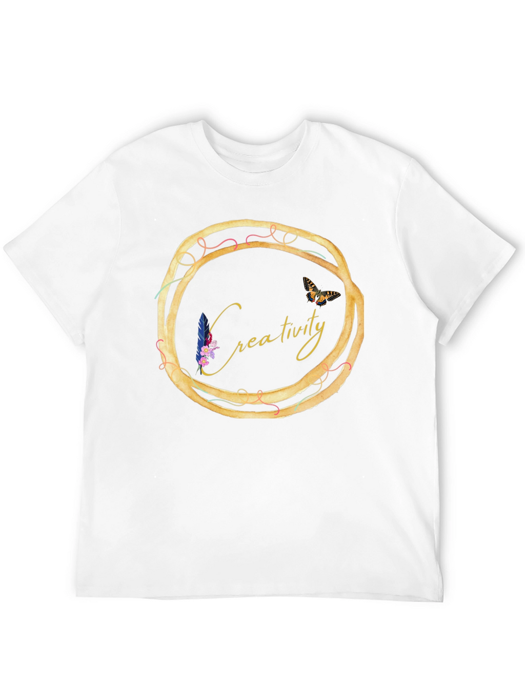 Creativity Circle Graphic Tee - Unique Design