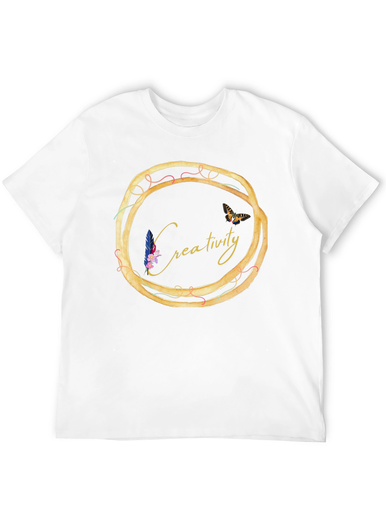 Creativity Circle Graphic Tee - Unique Design