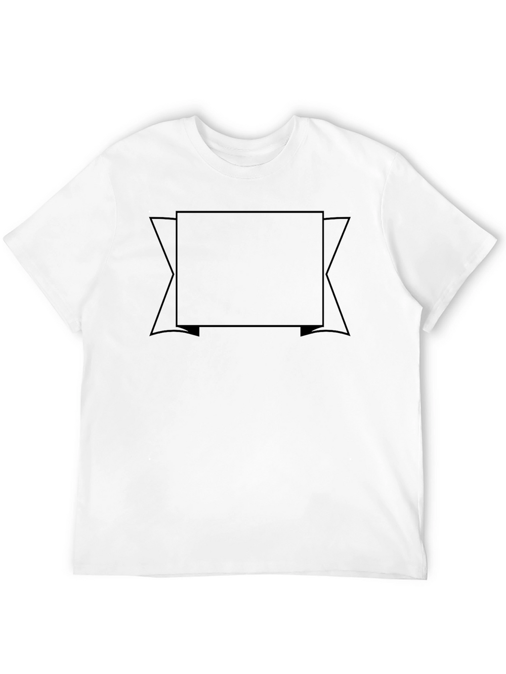 Blank Black T-Shirt Customizable Design
