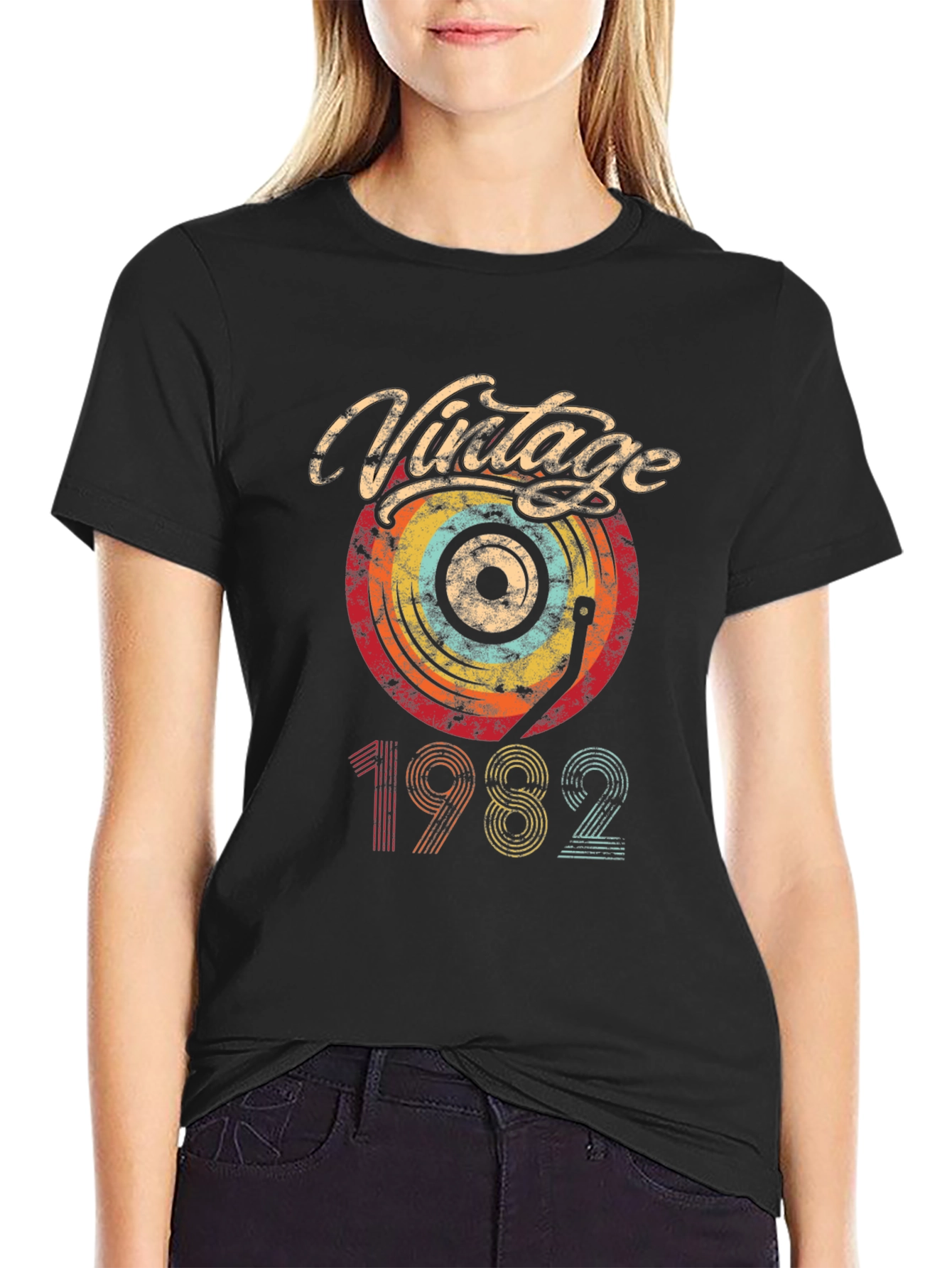 Vintage 1982 Record T-Shirt