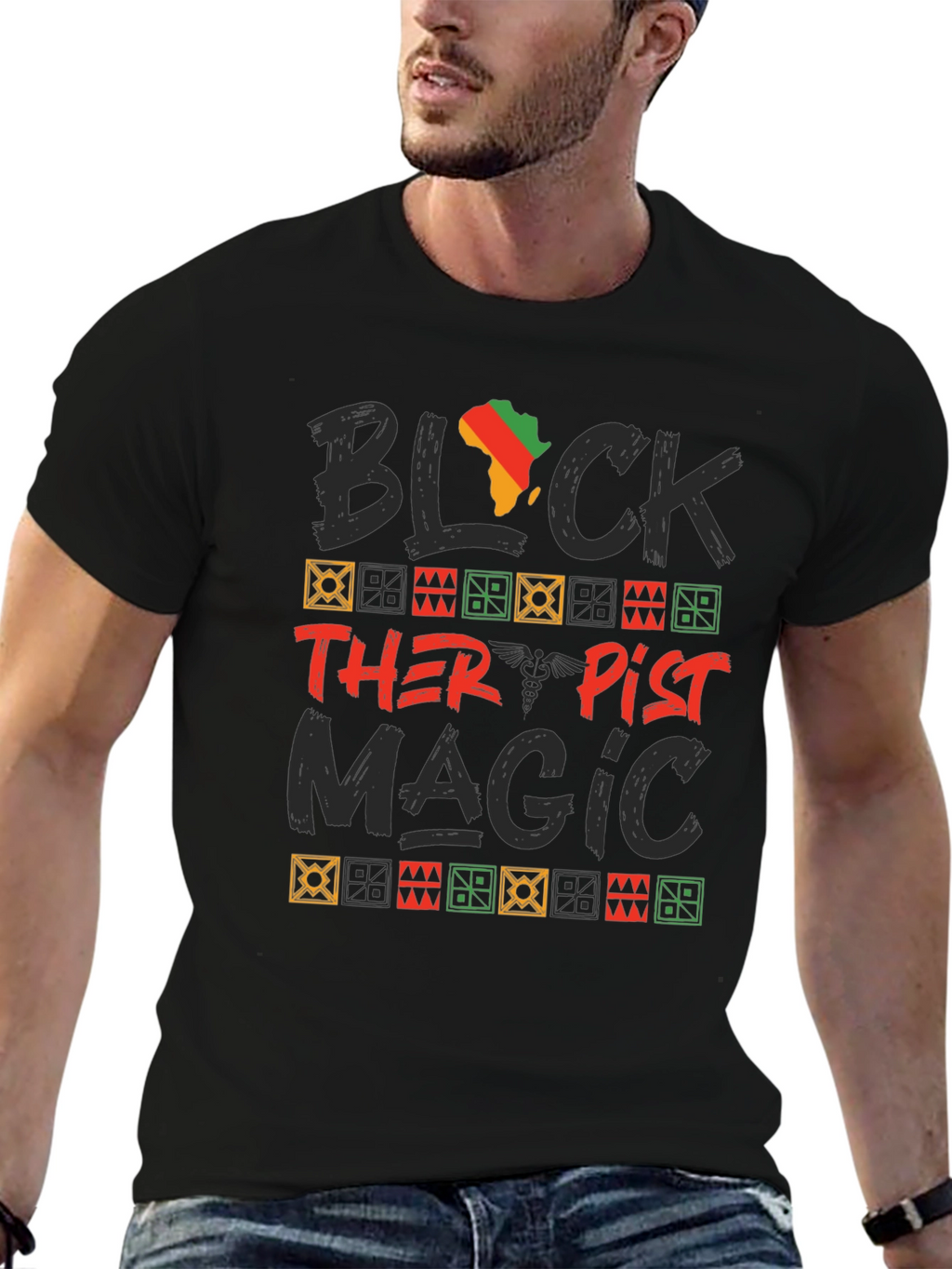 Black Therapist Magic T-Shirt