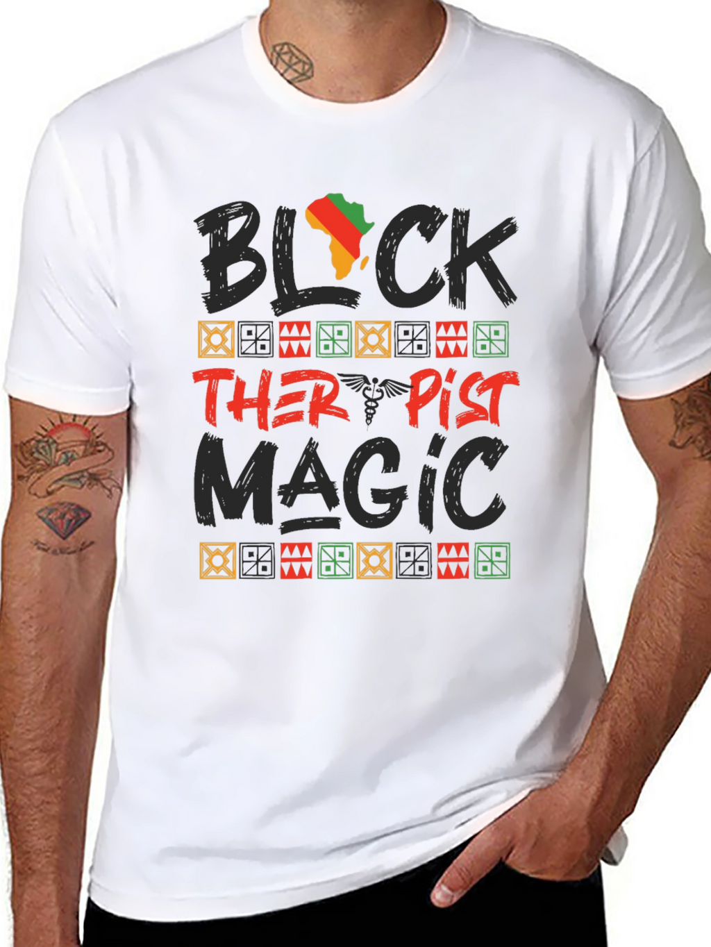 Black Therapist Magic T-Shirt