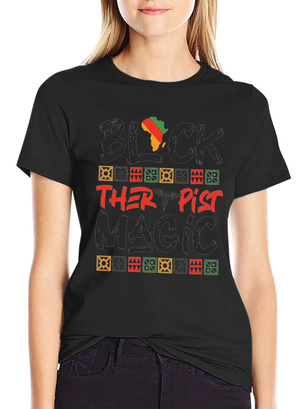 Black Therapist Magic T-Shirt