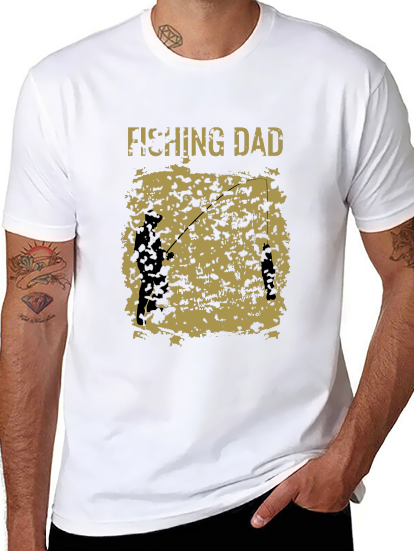 Fishing Dad T-Shirt - Graphic Tee for Fishing Lovers