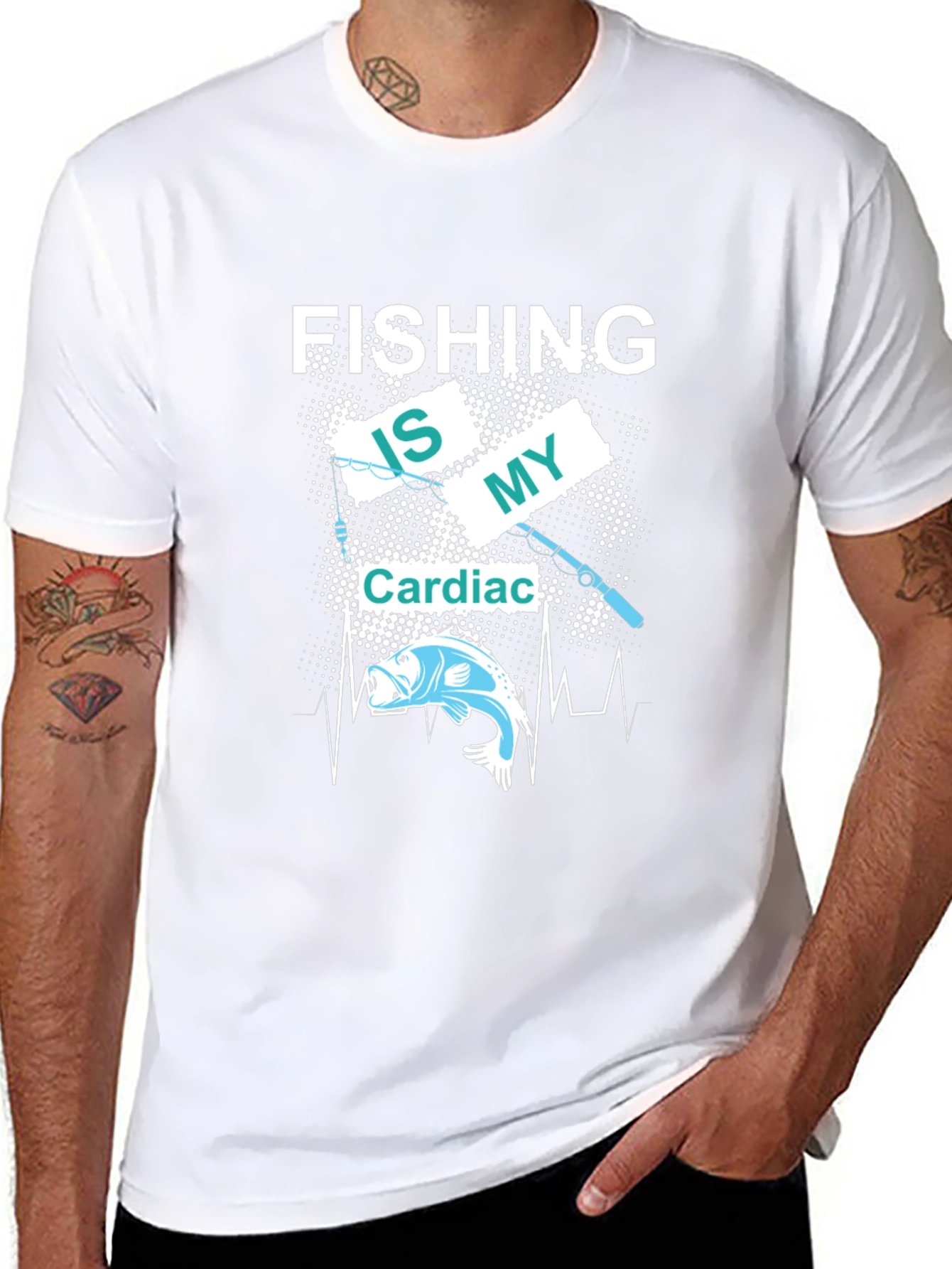 Fishing Is My Cardiac T-Shirt