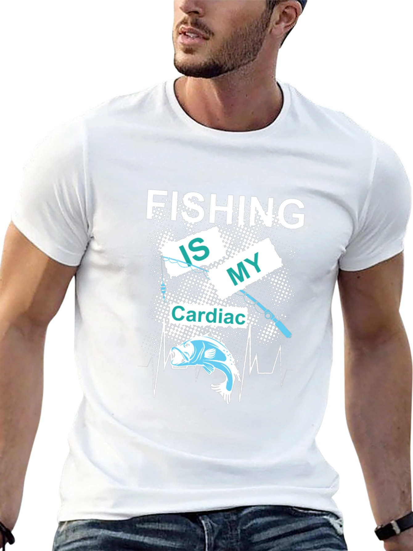 Fishing Is My Cardiac T-Shirt