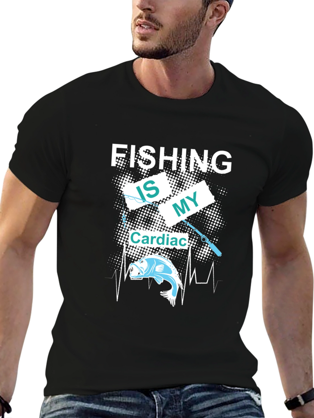 Fishing Is My Cardiac T-Shirt