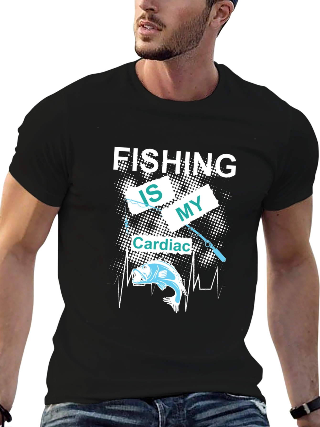 Fishing Is My Cardiac T-Shirt