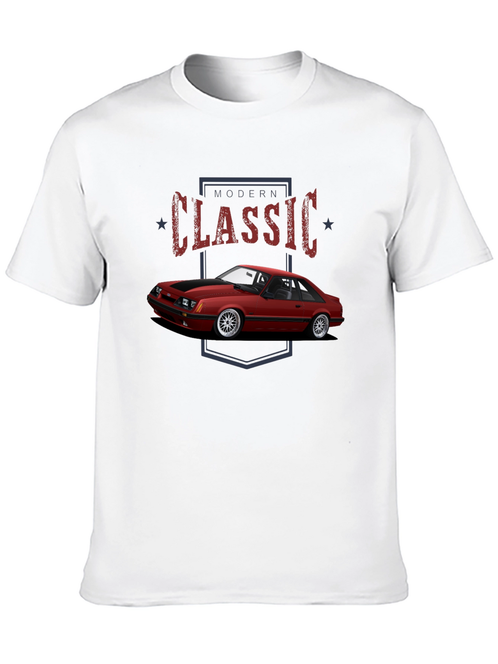 Modern Classic Car Graphic T-Shirt