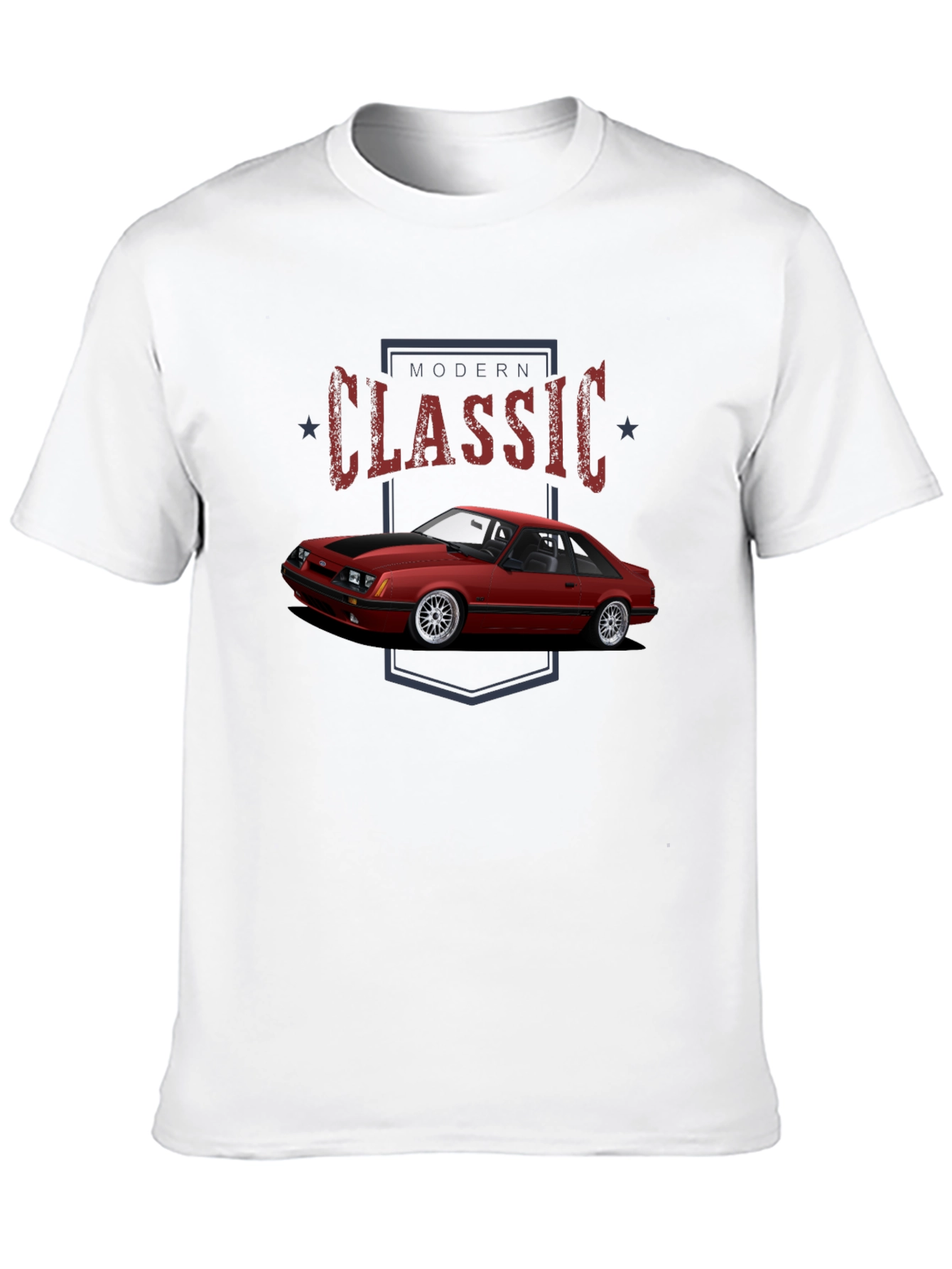 Modern Classic Car Graphic T-Shirt