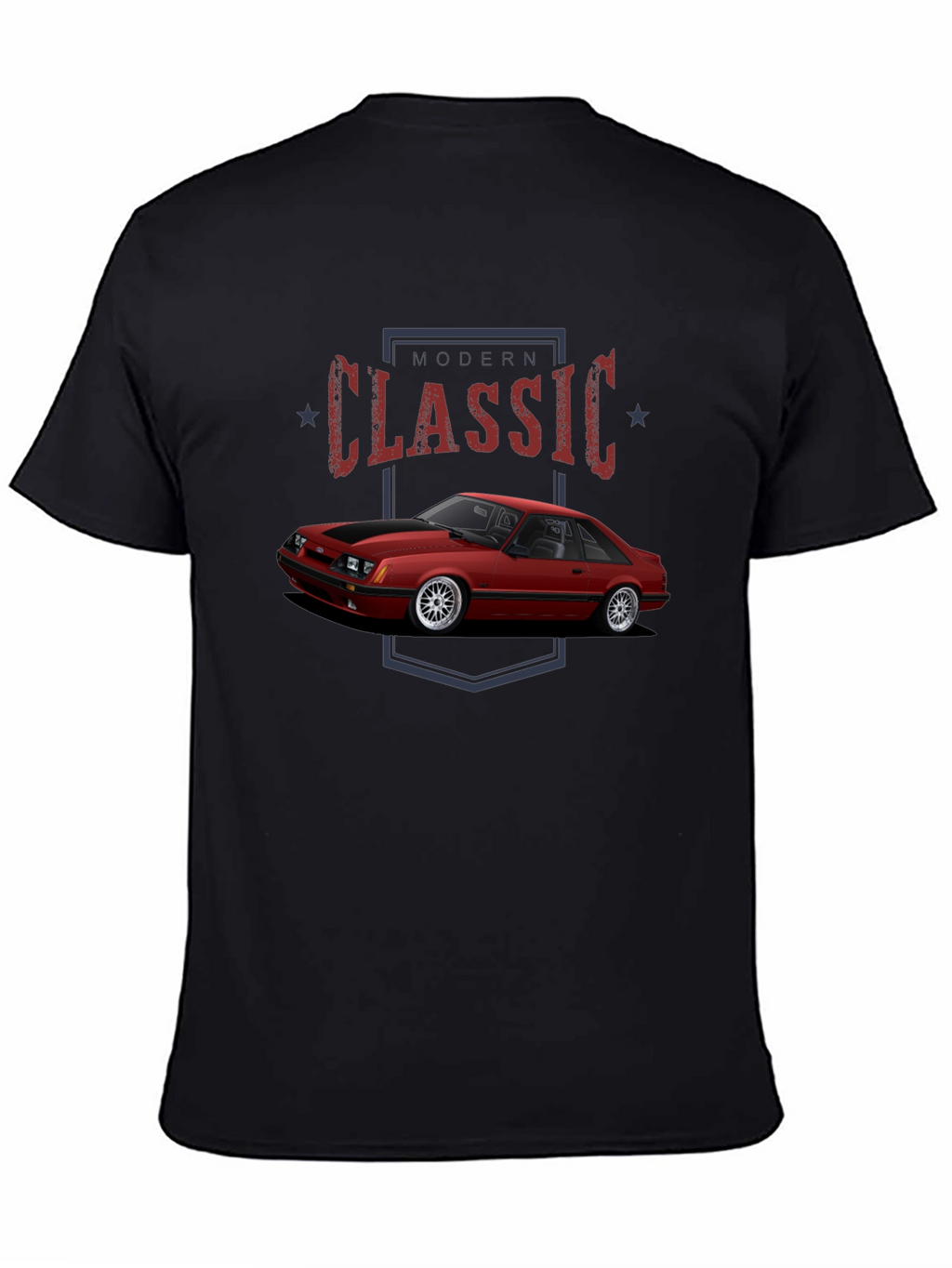 Modern Classic Car Graphic T-Shirt