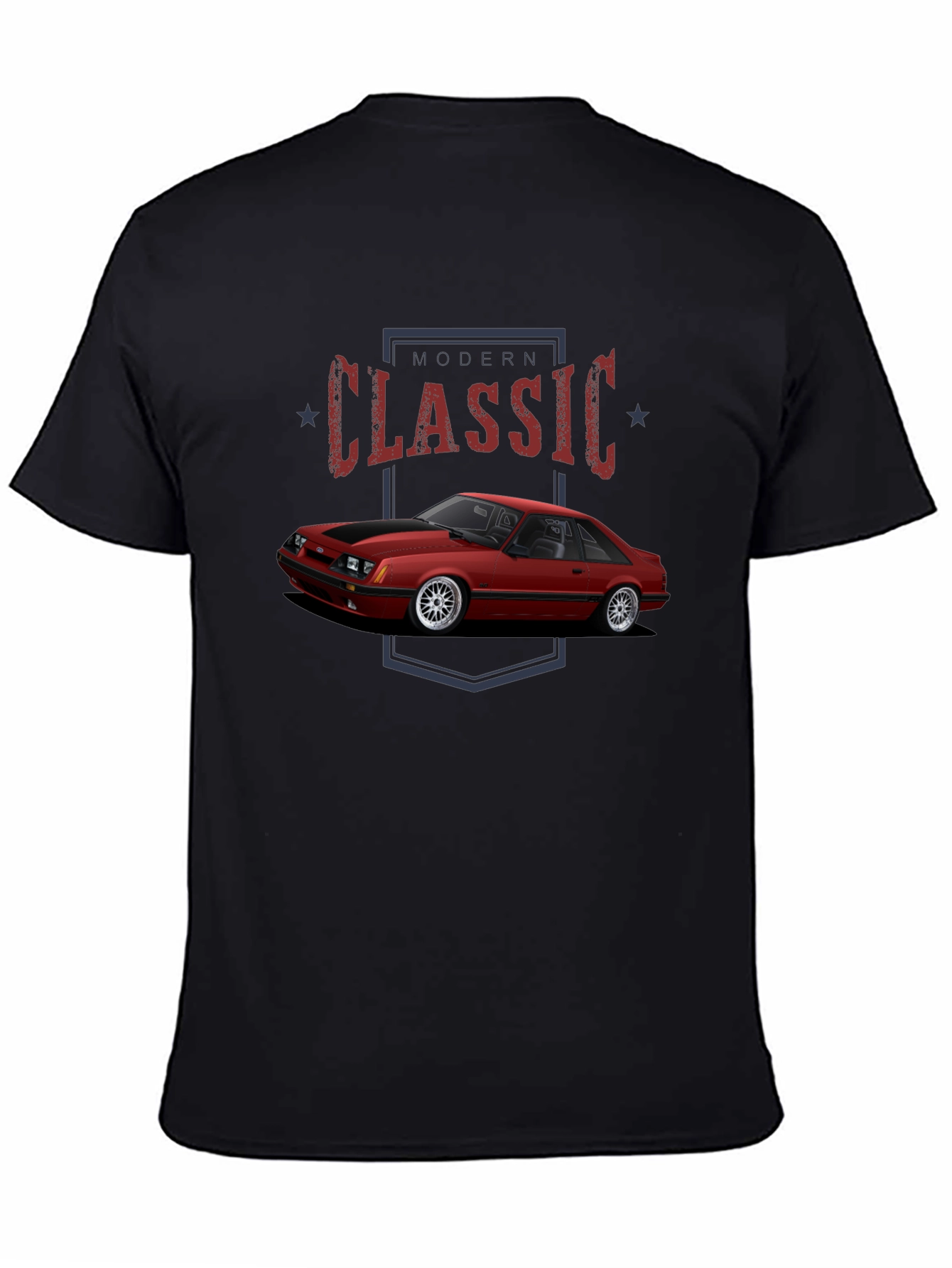 Modern Classic Car Graphic T-Shirt