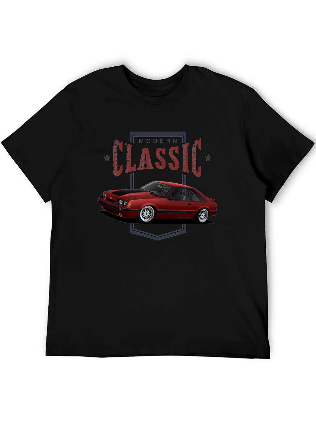 Modern Classic Car Graphic T-Shirt