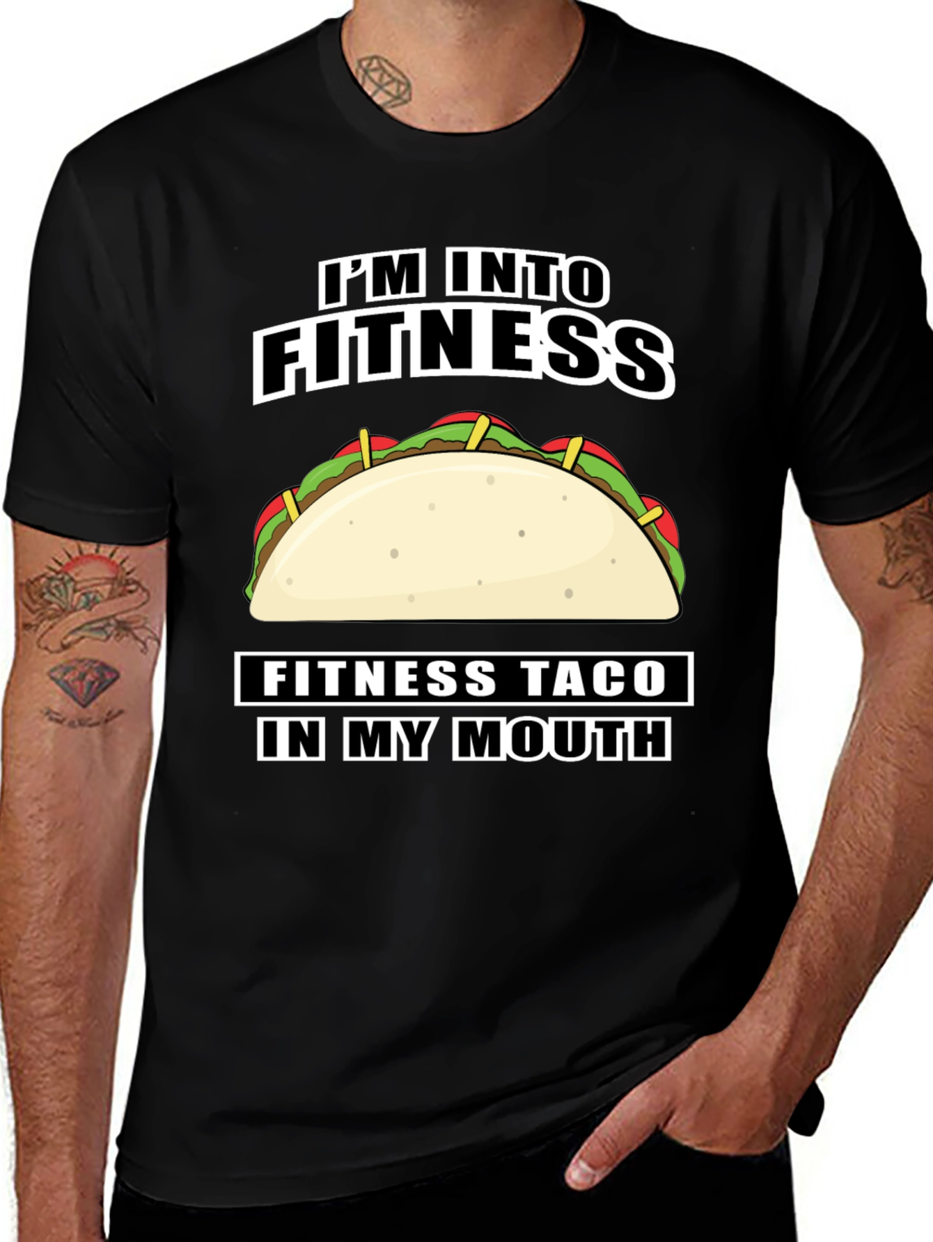 Fitness Taco T-Shirt - Im Into Fitness