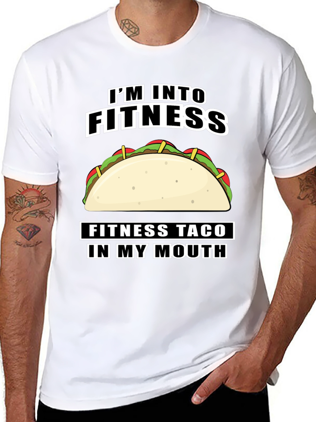Fitness Taco T-Shirt - Im Into Fitness