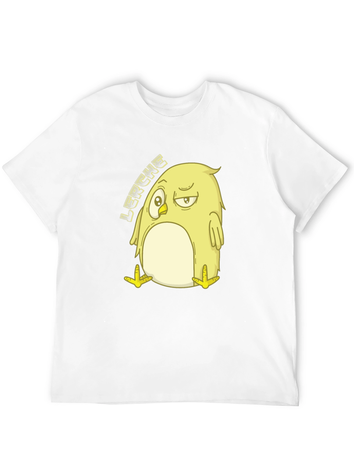 Funny Bird Graphic Tee - Black Casual T-Shirt