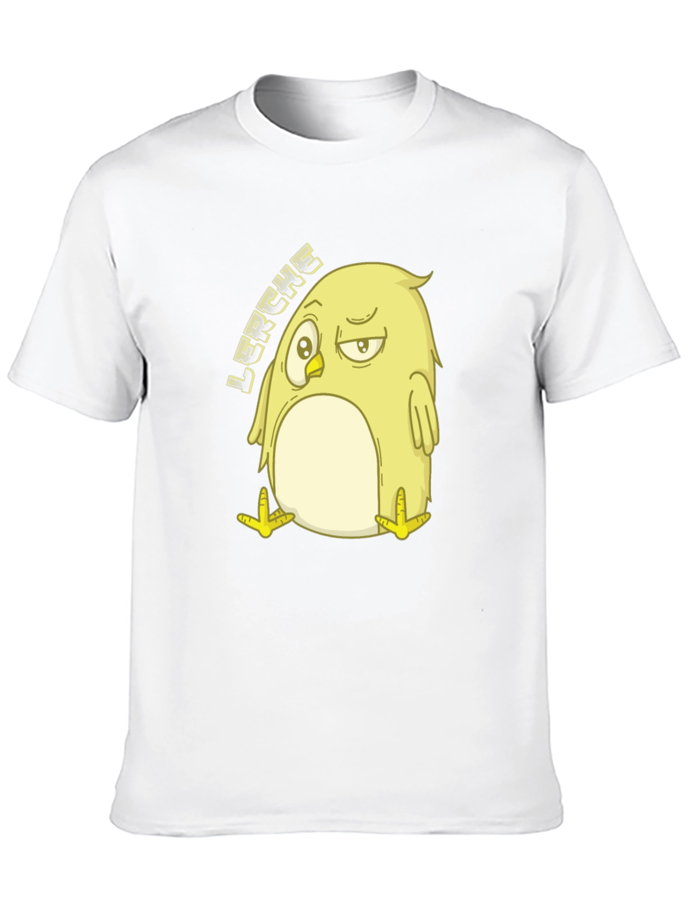 Funny Bird Graphic Tee - Black Casual T-Shirt