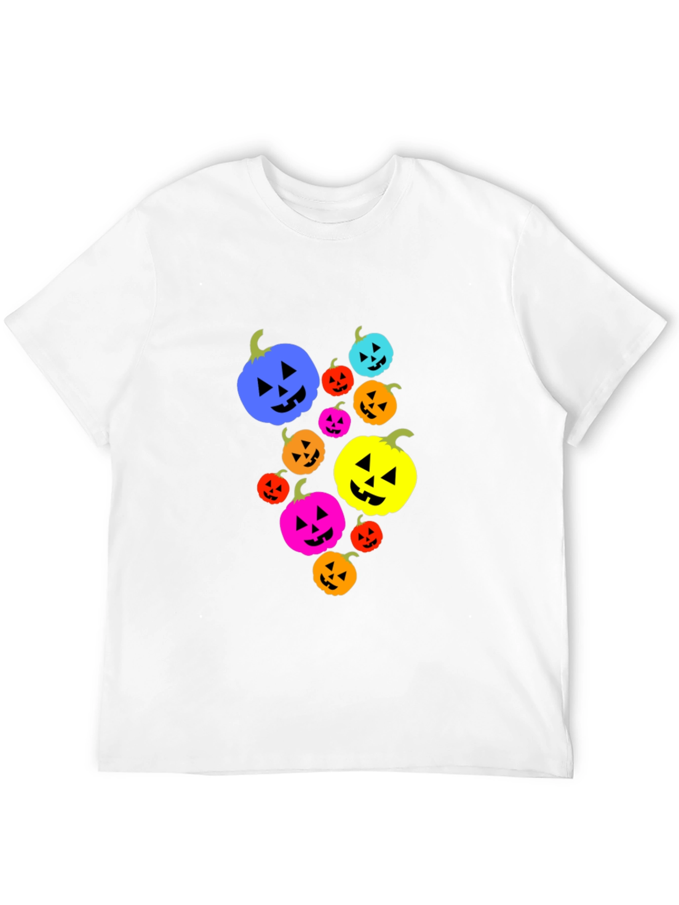 Halloween Pumpkin Patch T-Shirt - Mens Black Tee
