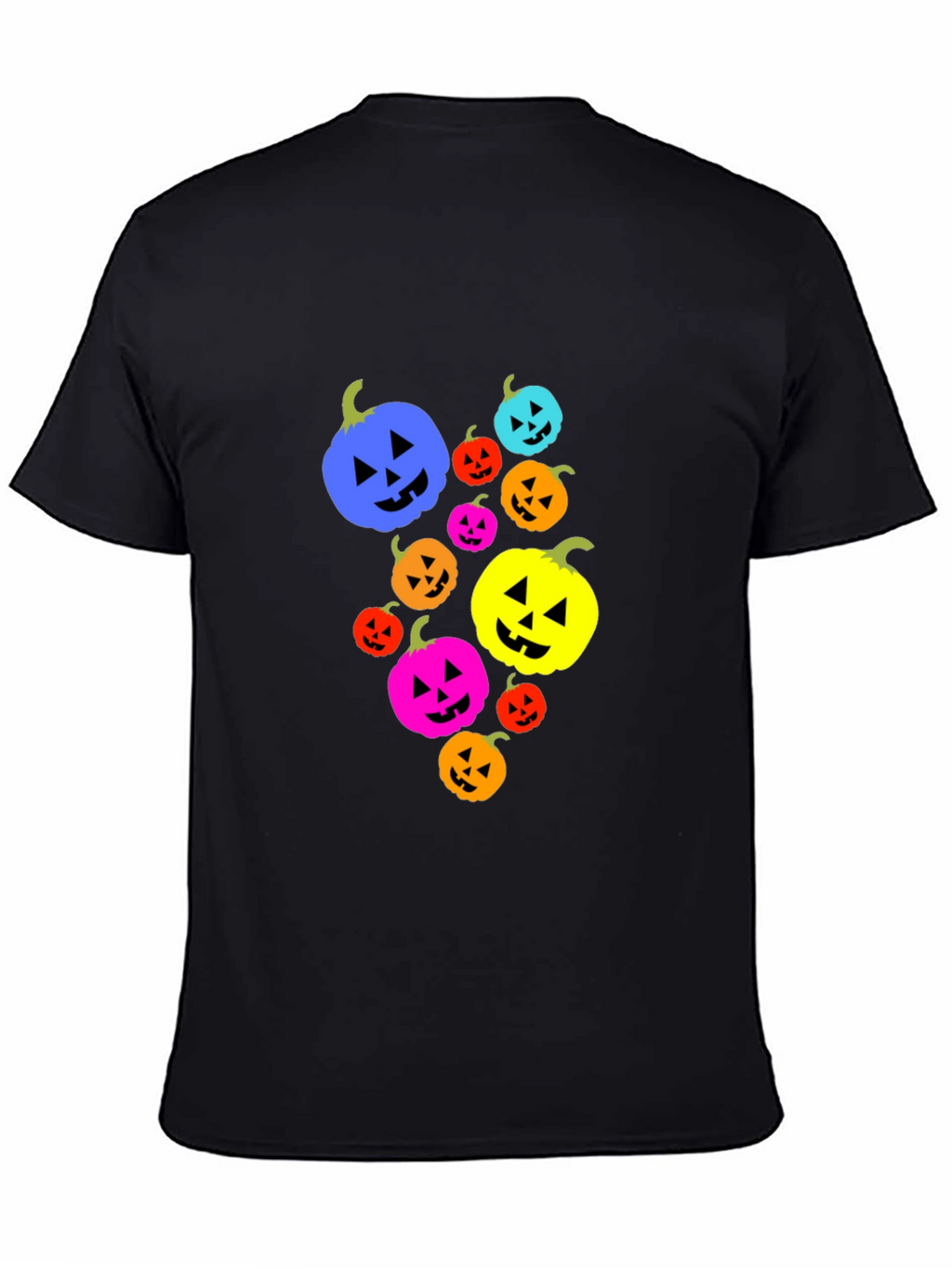 Halloween Pumpkin Patch T-Shirt - Mens Black Tee