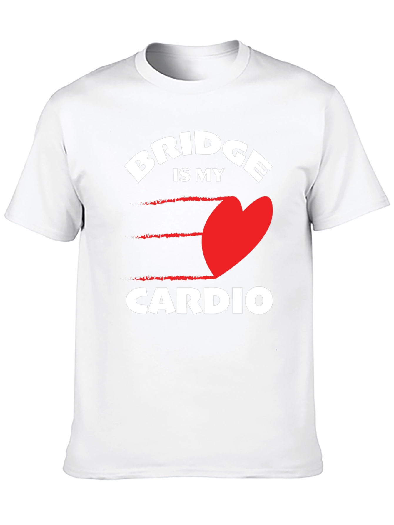Bridge is My Cardio - Novelty Graphic Tee