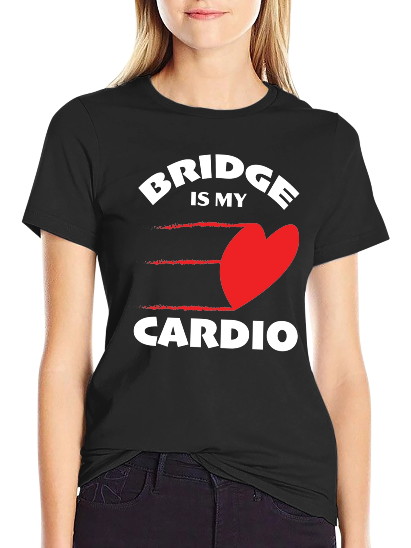 Bridge is My Cardio - Novelty Graphic Tee