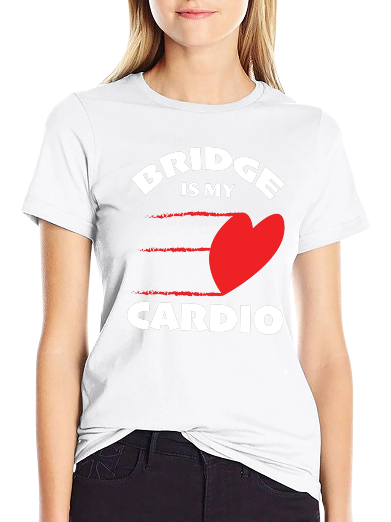 Bridge is My Cardio - Novelty Graphic Tee