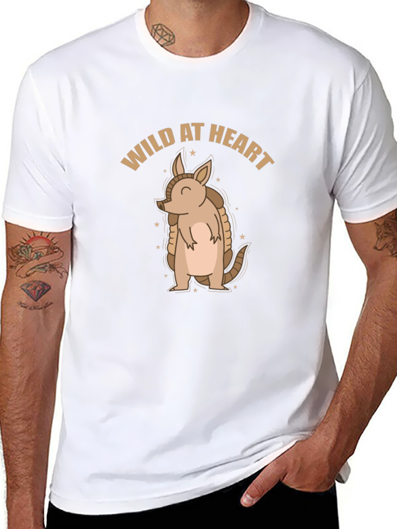 Wild at Heart Armadillo Graphic Tee