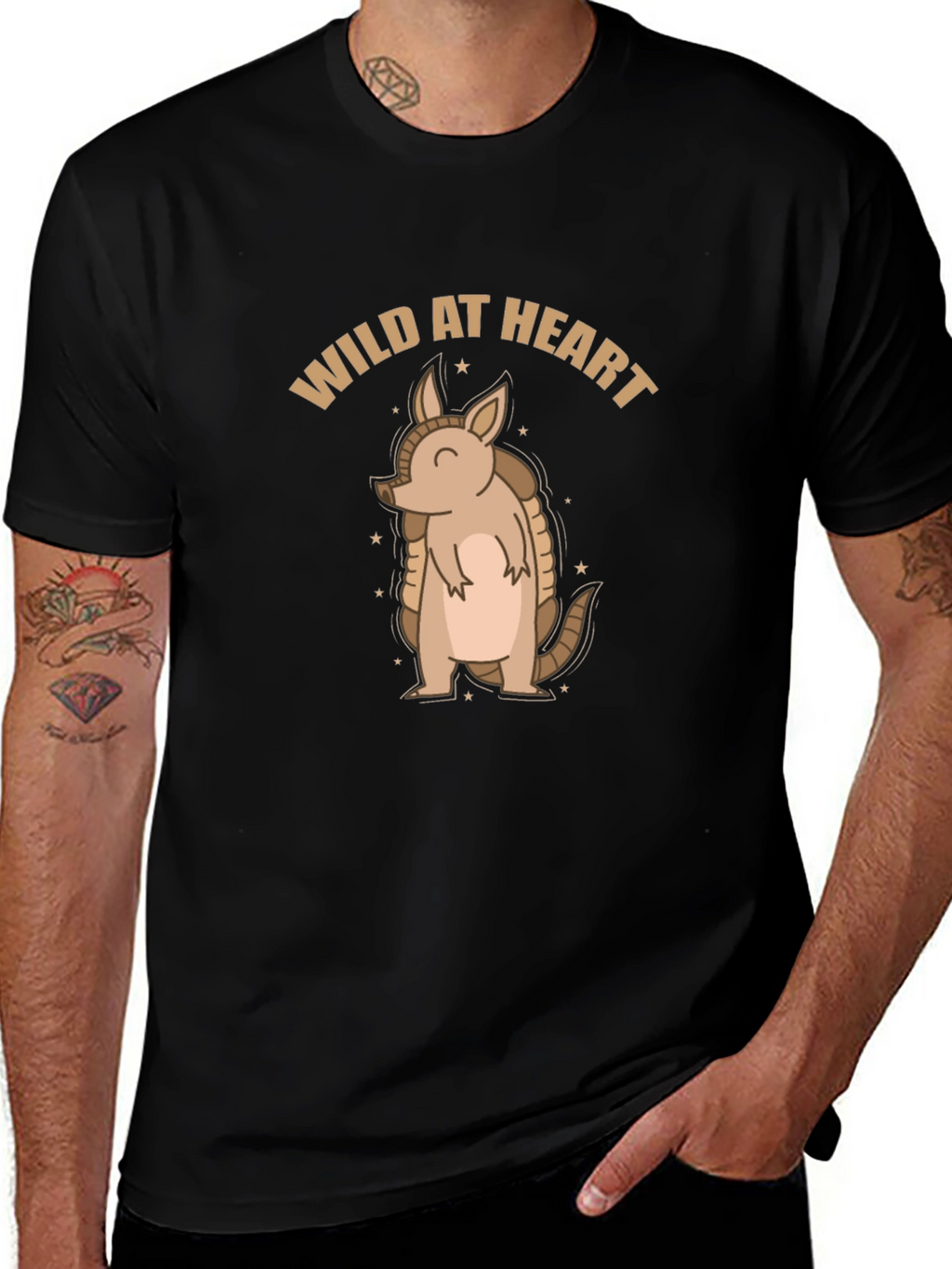 Wild at Heart Armadillo Graphic Tee