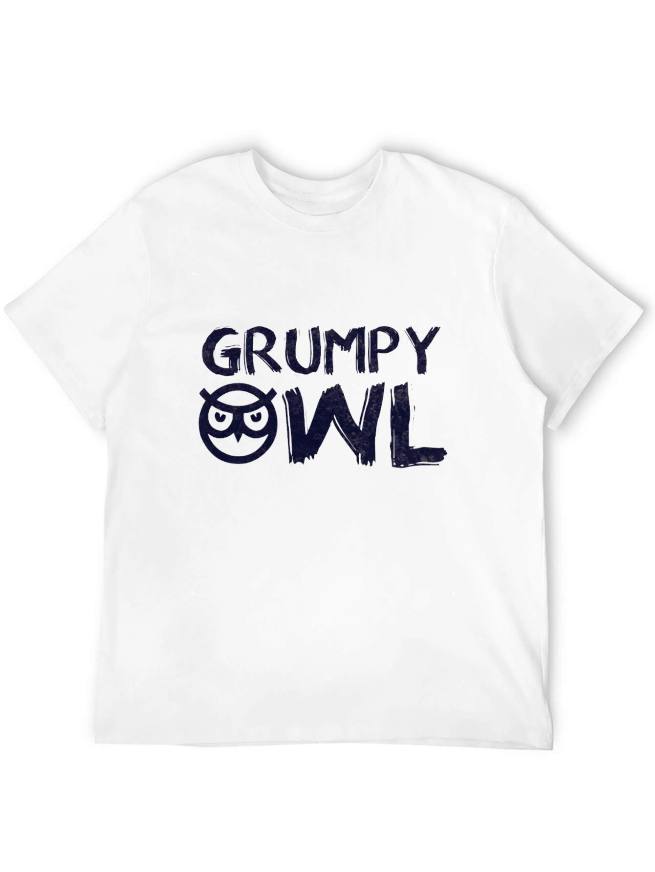 Grumpy Owl T-Shirt - Soft Cotton Tee