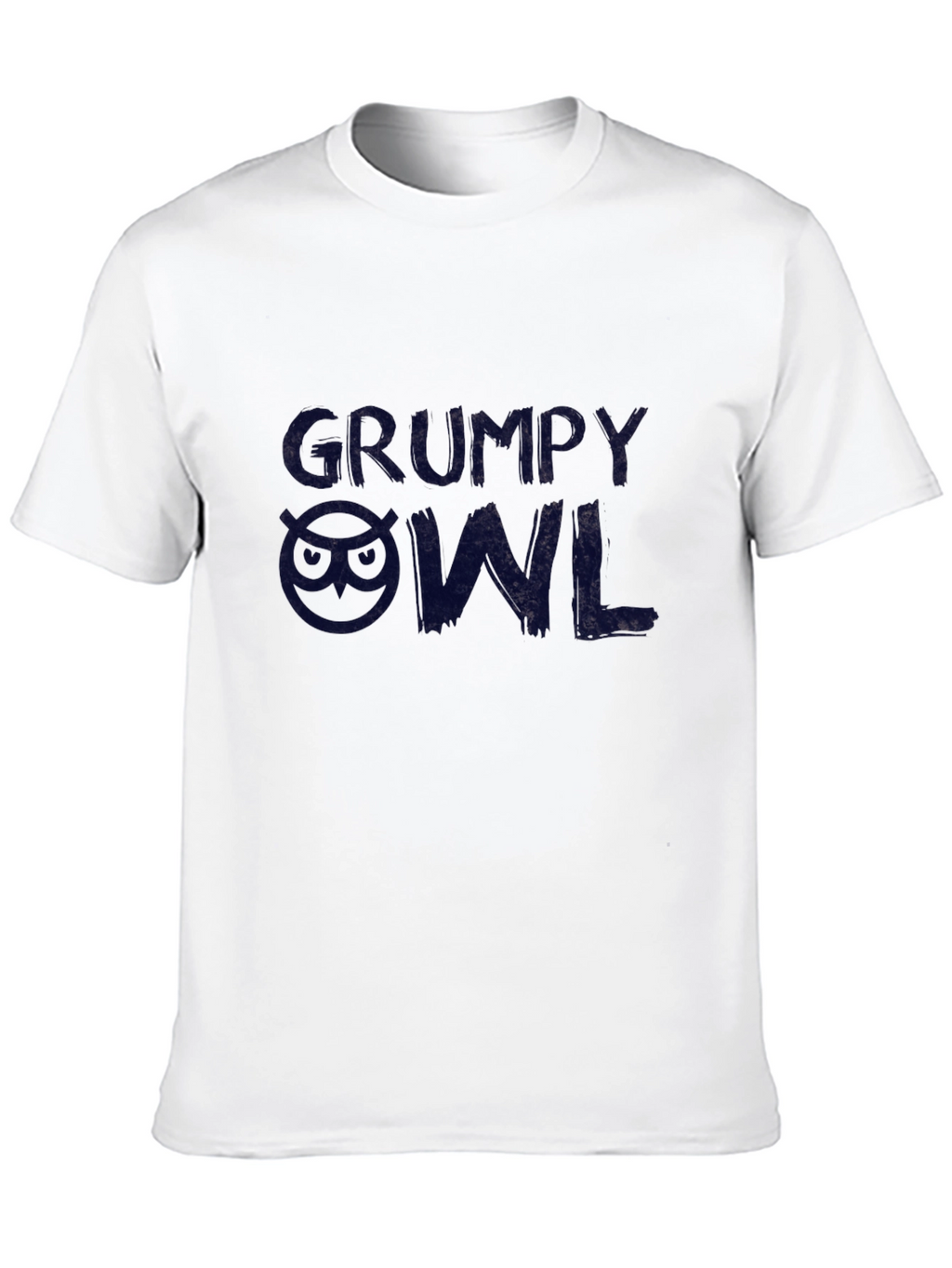 Grumpy Owl T-Shirt - Soft Cotton Tee