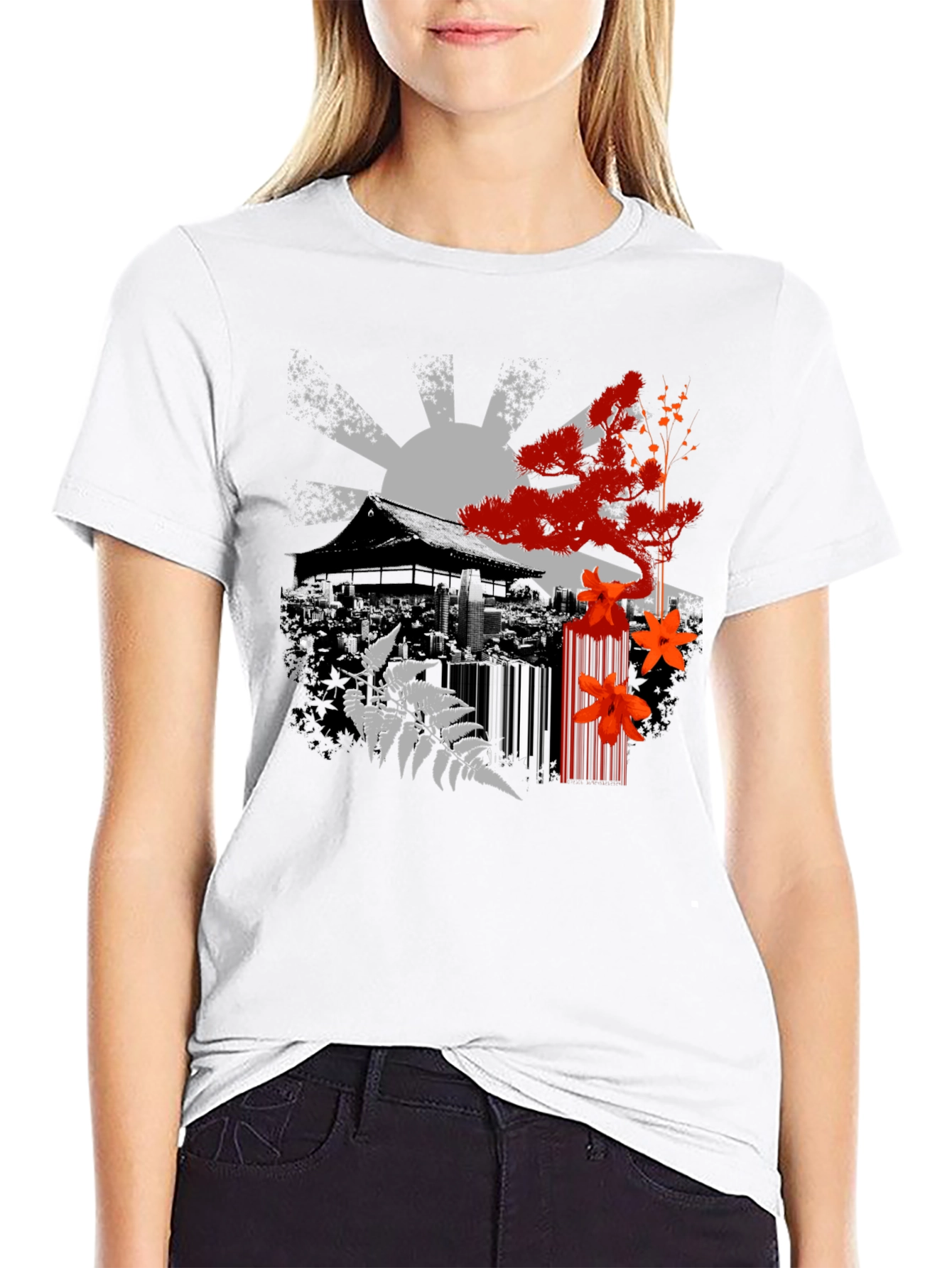 Japanese Zen Black T-Shirt