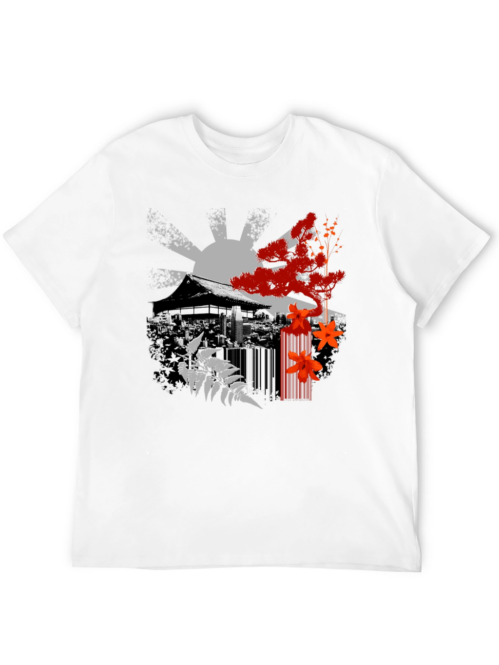 Japanese Zen Black T-Shirt
