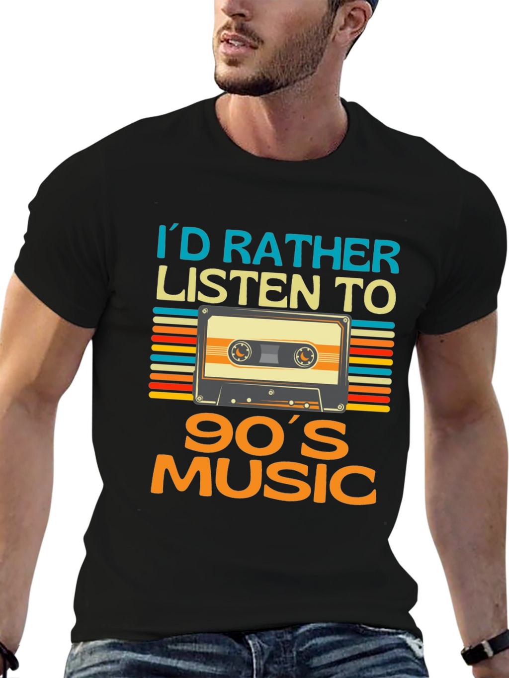 90s Music Cassette T-Shirt - Retro Style
