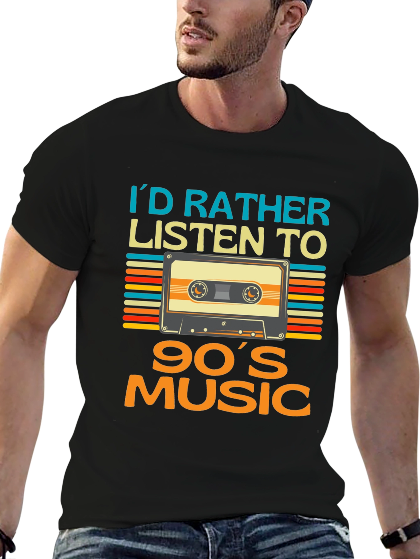 90s Music Cassette T-Shirt - Retro Style