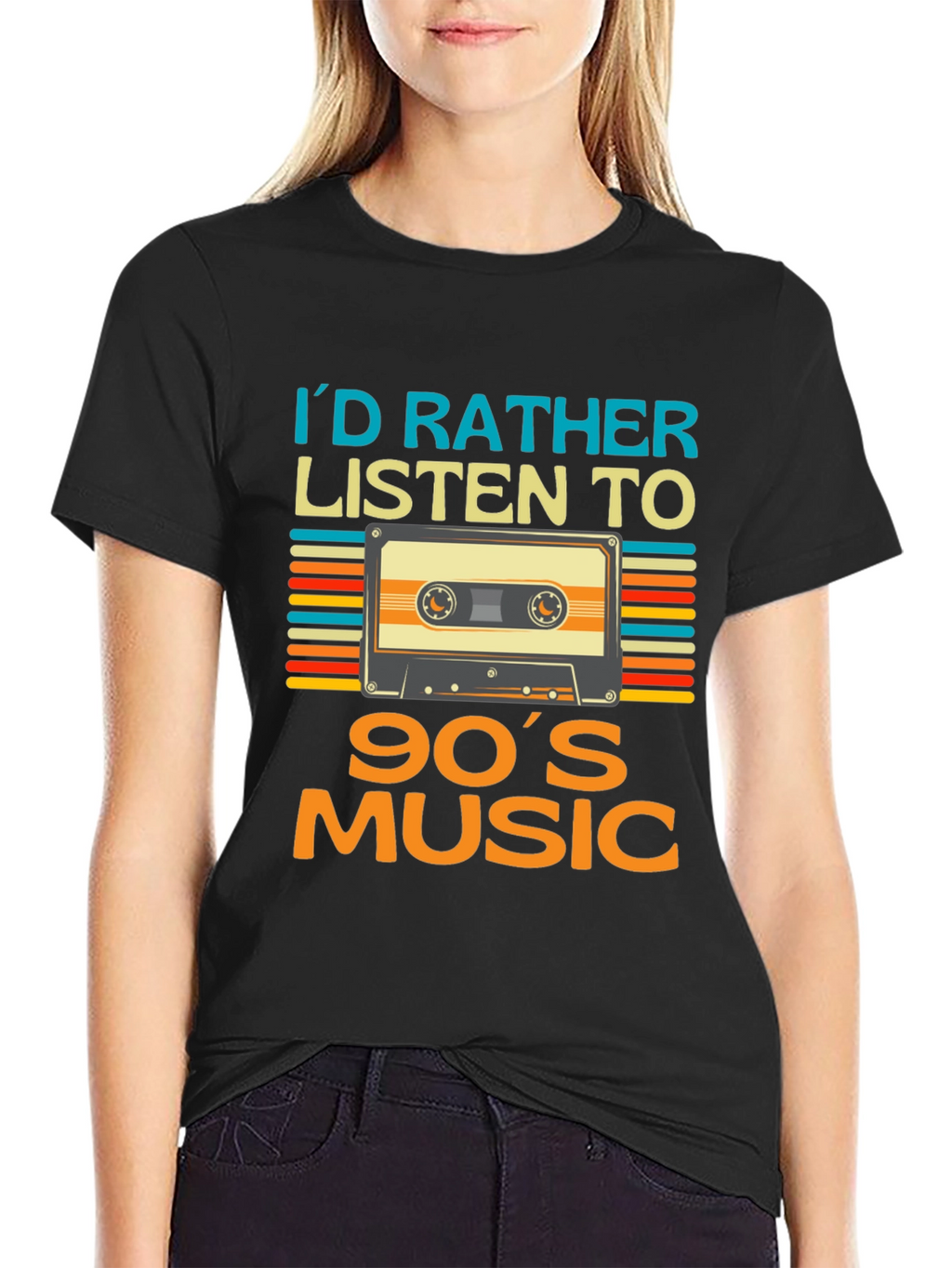 90s Music Cassette T-Shirt - Retro Style