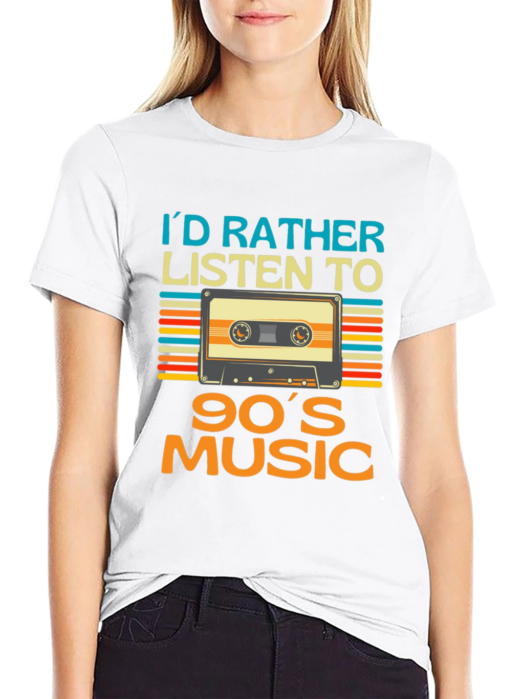 90s Music Cassette T-Shirt - Retro Style