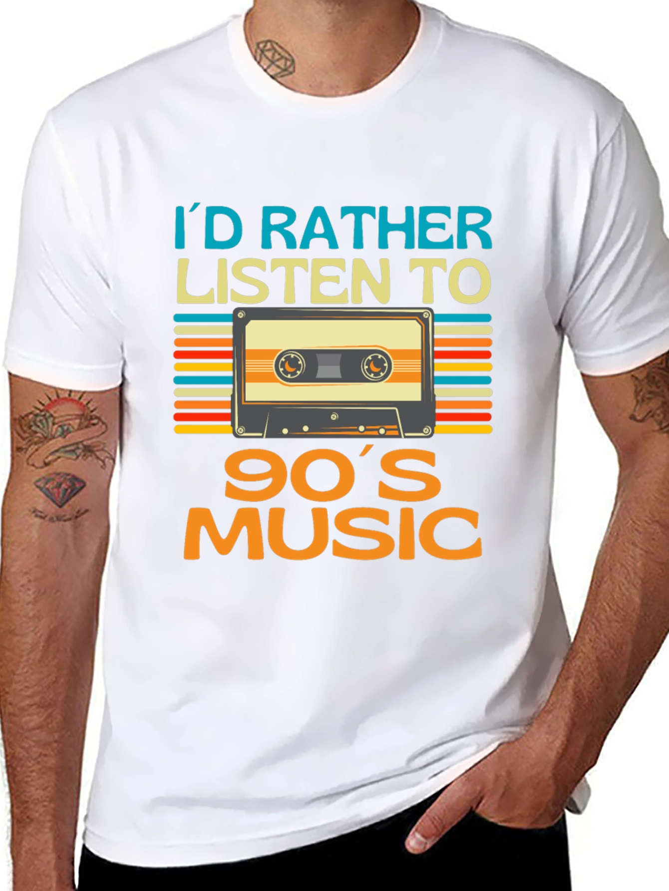 90s Music Cassette T-Shirt - Retro Style