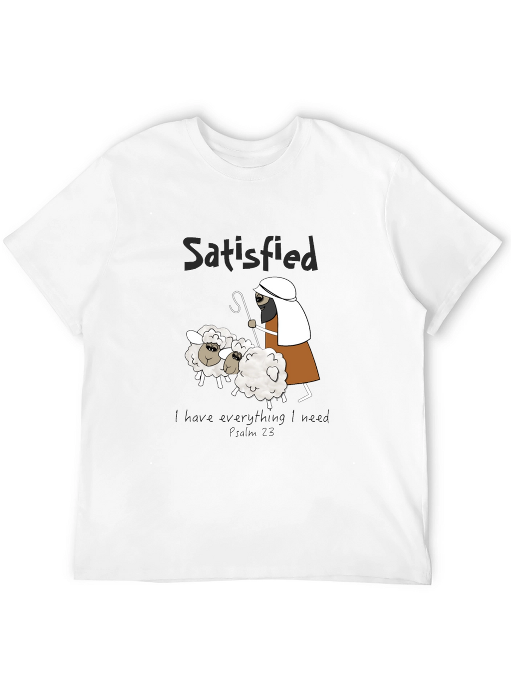 Satisfied Sheep Graphic T-Shirt
