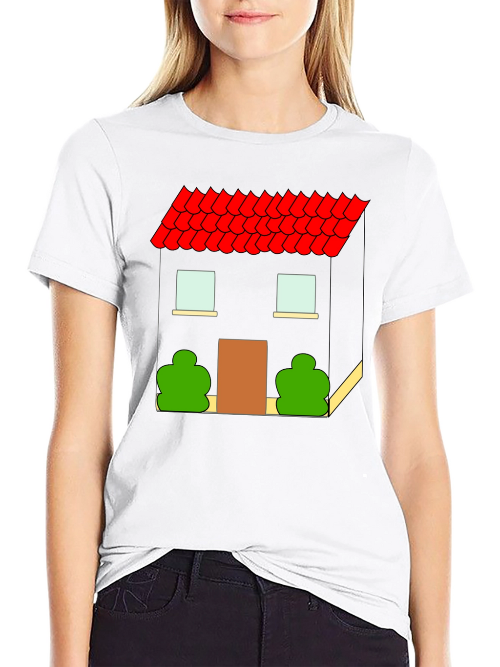 House Graphic T-Shirt - Black