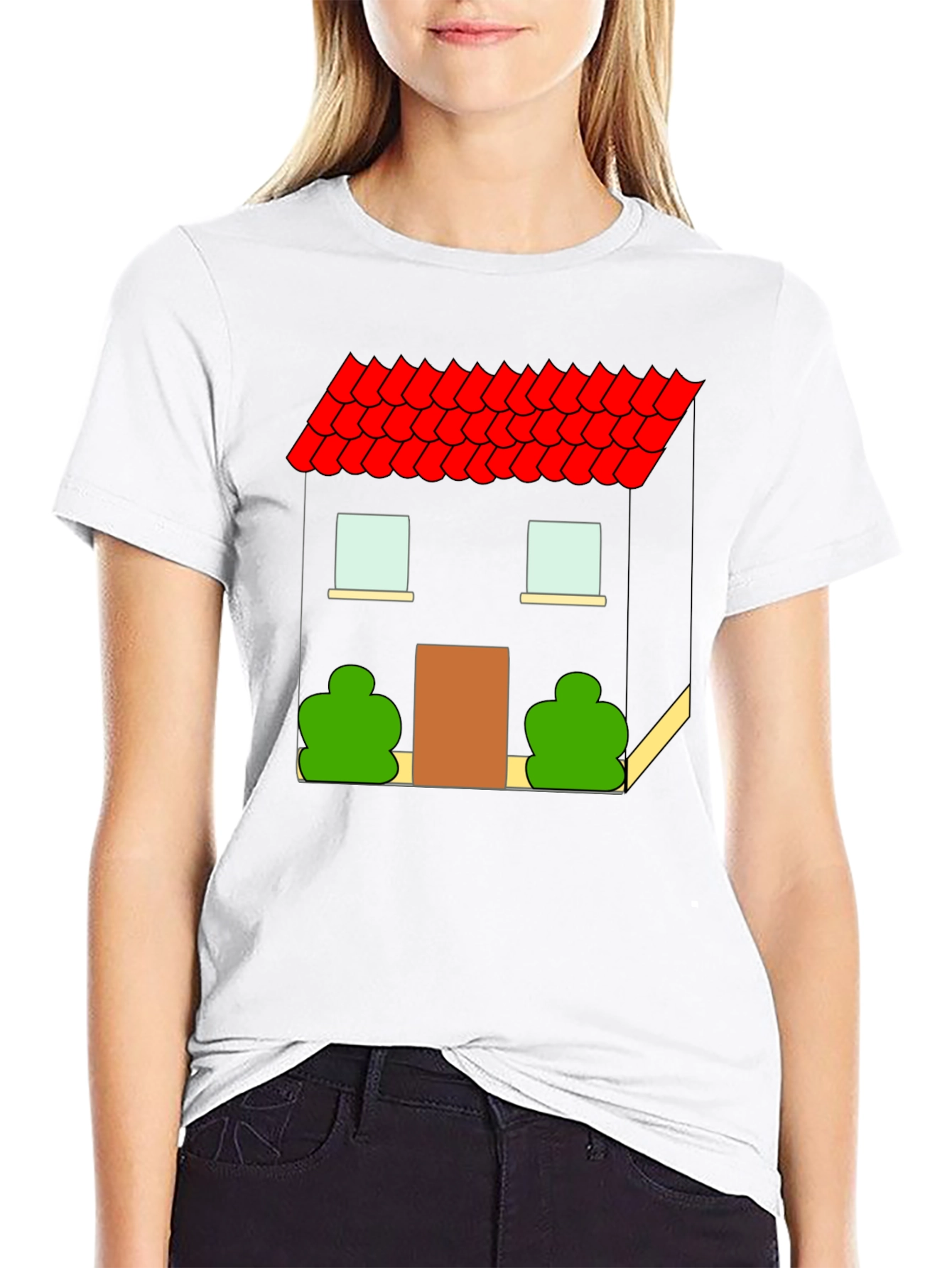 House Graphic T-Shirt - Black