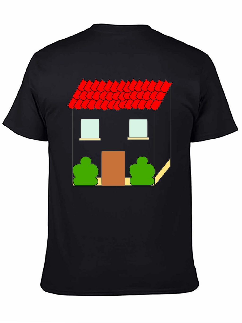 House Graphic T-Shirt - Black