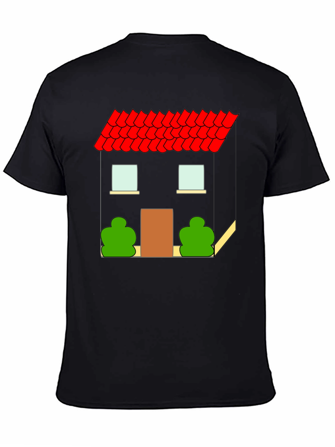 House Graphic T-Shirt - Black
