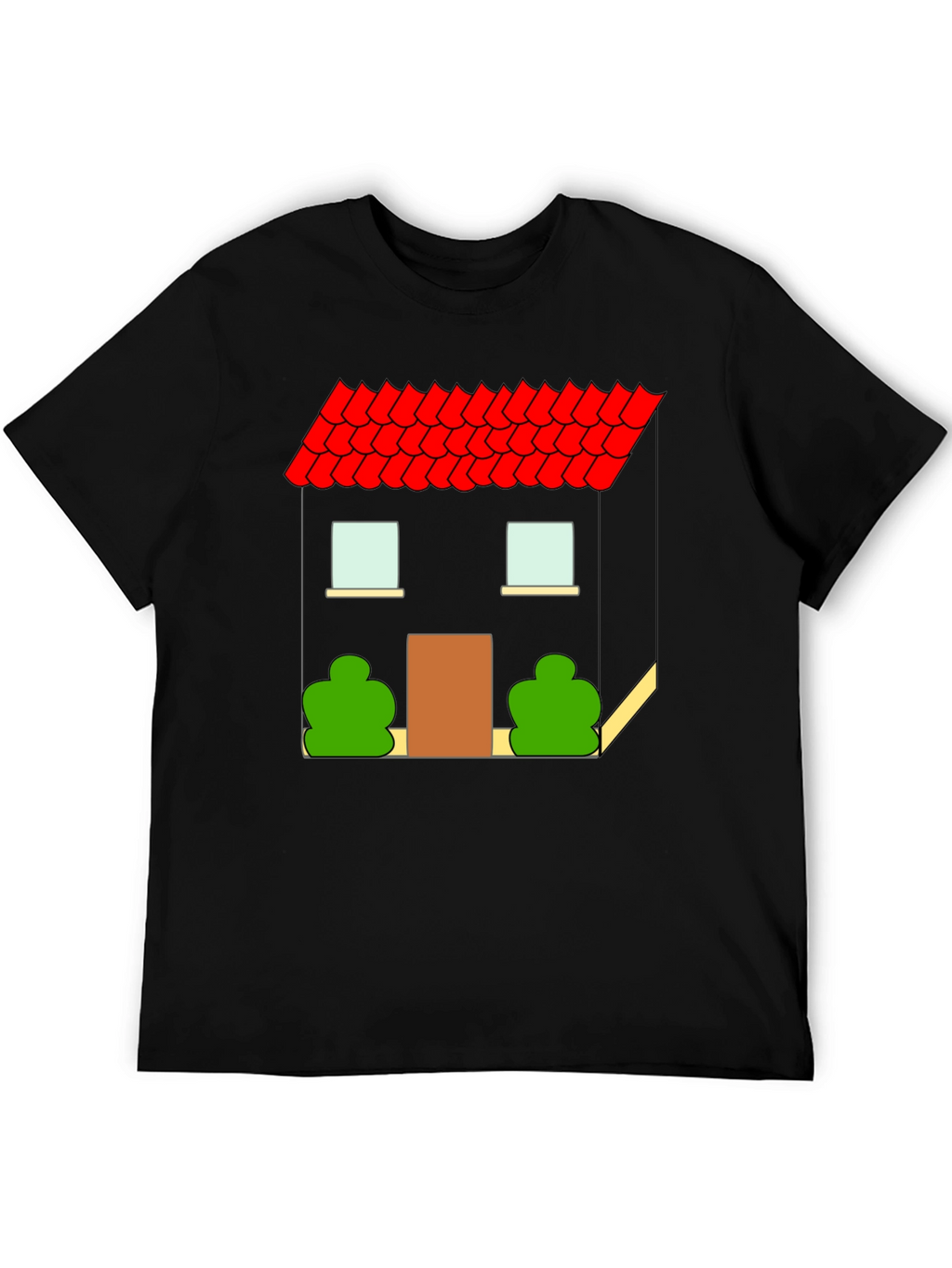 House Graphic T-Shirt - Black