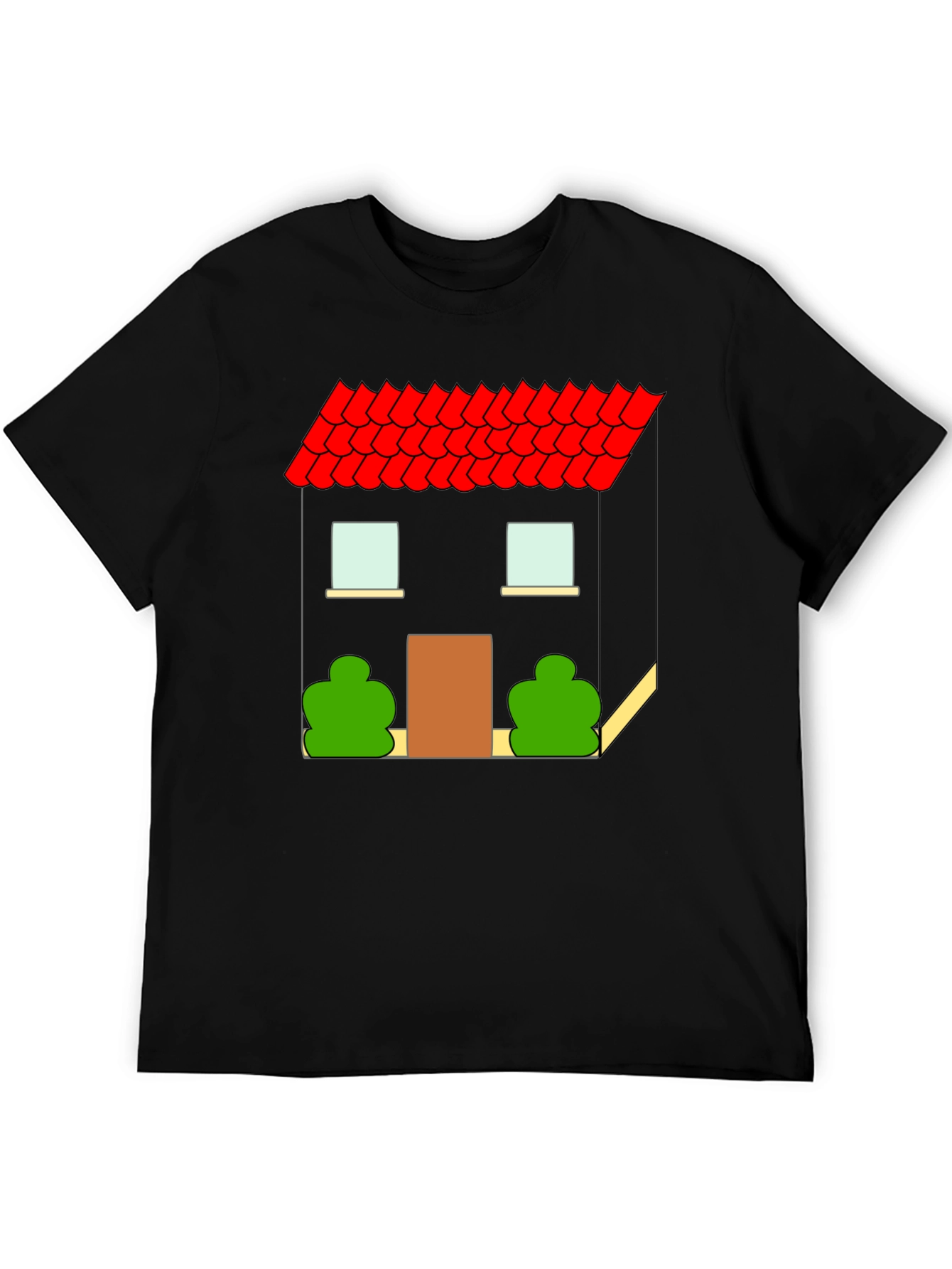 House Graphic T-Shirt - Black